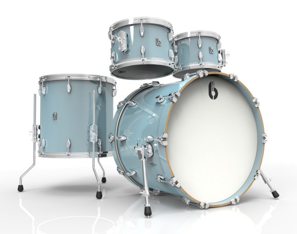 Legend Fusion 22 4-teiliges Drumset, kalt-gepresste Birke 6 mm Kessel, Skye Blue