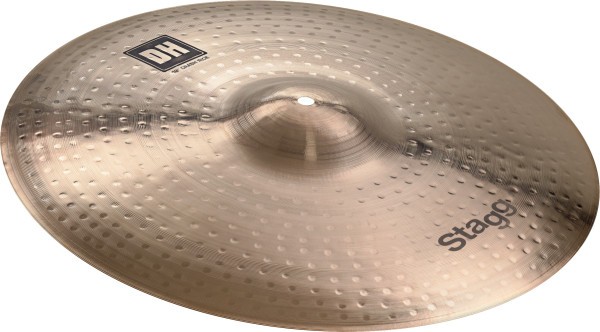 Stagg DH-RC20B 20 Zoll Brilliant Crash Ride - Doppelt gehämmert