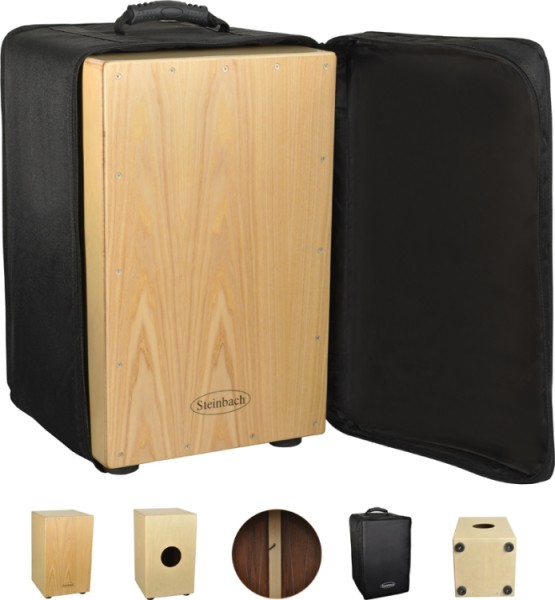 B-Ware Steinbach Cajon SCA-50 SET Naturfarben mit Tasche