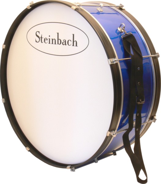 Steinbach Marching Bassdrum 25 Zoll x 10 Zoll mit Trageriemen