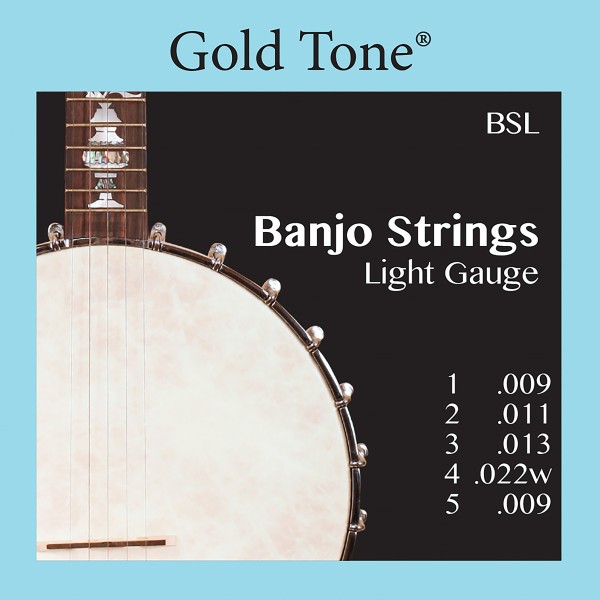 Gold Tone BSL Banjo Saiten in Saitenstärke Light