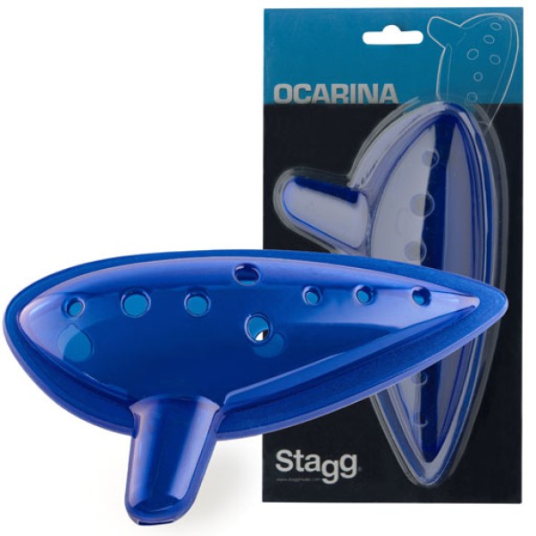 Stagg Ocarina blau Kunststoff
