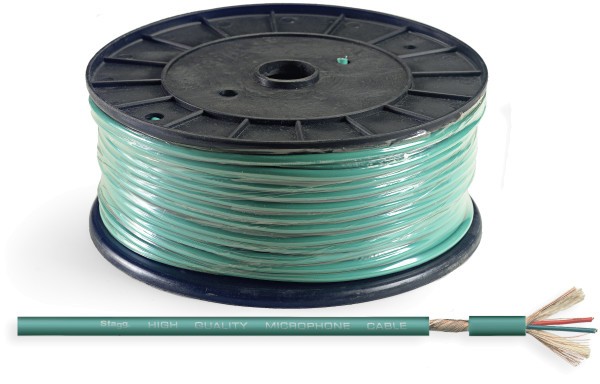 Stagg ROLL M60/2 GH Mikrofon Kabel 6 mm - 2-adrig