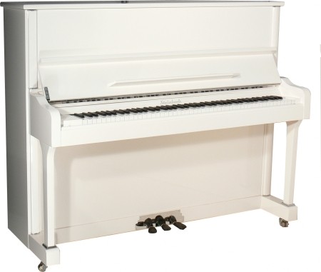 Steinbach Klavier - Weiß poliert - 123 Professional, Softclose