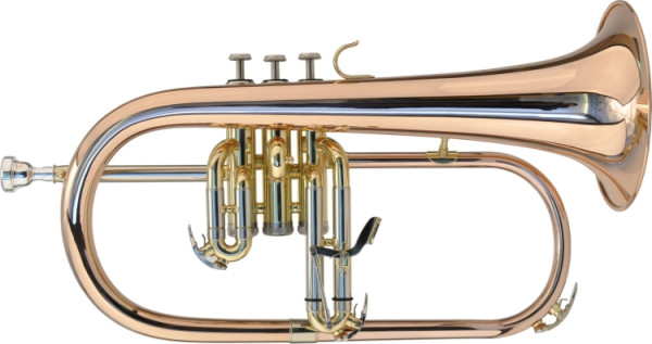 Steinbach Bb-Flügelhorn Rotmessing inkl. Softetui
