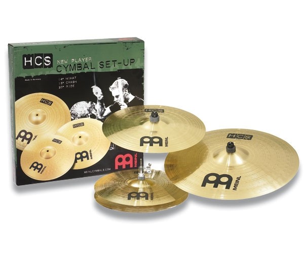 MEINL Becken-Set mit HiHat, Crash, Ride