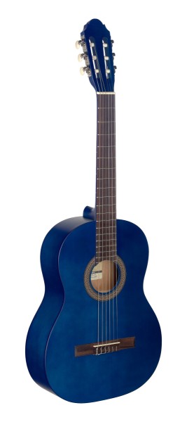Stagg C440 M BLUE 4/4 Konzertgitarre blau matt klassische Gitarre mit Lindendecke