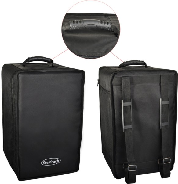 B-Ware Steinbach Cajontasche Nylon schwarz 10 mm Polsterung