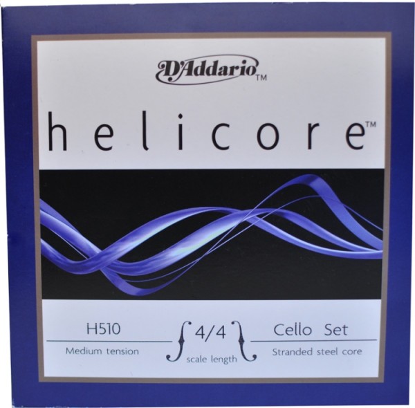 D`Addario Helicore Saitensatz mit Kugel medium für 4/4 Cello D Titan