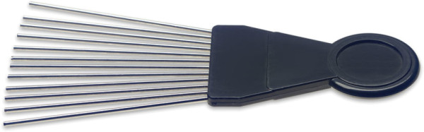 Schraber f. Guiro - Kunststoffgriff m. 12 Metallstäbe