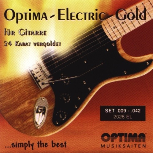 Optima Gitarrensaite E6 für E-Gitarre Kupfer E Einzelsaite 4/4 Regular Light E-Gitarrensaite