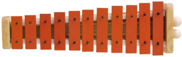 Basix Glockenspiel G11 11 rote Klangplatten diatonisch