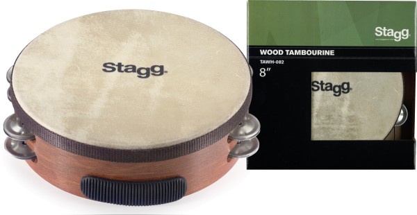 Stagg TAWH-082 8 Zoll vorgestimmtes Holz-Tambourin