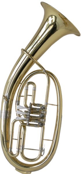 Steinbach Bb- Tenorhorn mit 3 Drehventilen im Softcase