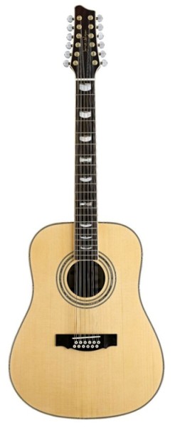Stagg NA74/12 12-saitige Akustische Dreadnought Gitarre
