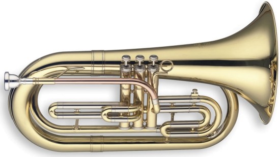 Stagg 88-MBA Marching Bariton Horn in B 3 Perinet-Ventile im Softcase