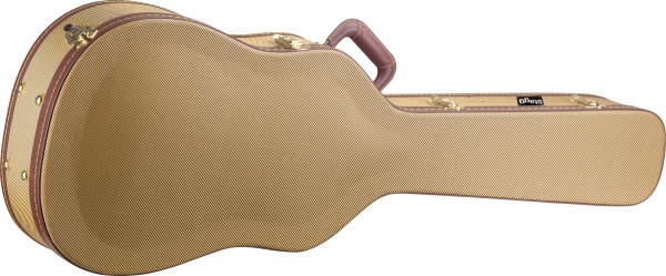 Stagg GCX-LP GD Gold Tweed Deluxe-Koffer für Les Paul-Typ E-Gitarre