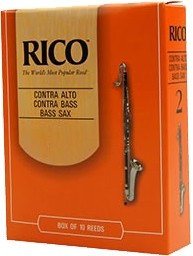 Rico Reeds 2,0 Böhm Contraalt-Klarinette, Packung mit 10 Stück