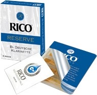 Rico Reserve Reeds 3,0 Deutsch Bb- Klarinette Packung mit 5 Stück