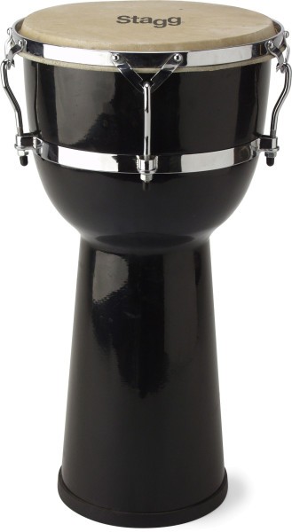 Stagg DPY-12-BK 12 Zoll Fiberglas Djembe