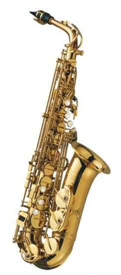 Jupiter JP-769DJ2 Altsaxophone in Eb-Stimmung, mit höhenverstellbaren Seitenklappen, S-Bogen aus Gol