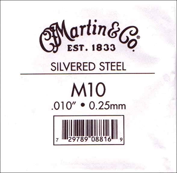 Martin & Co Gitarrensaite M12 Stahl für Akustikgitarre