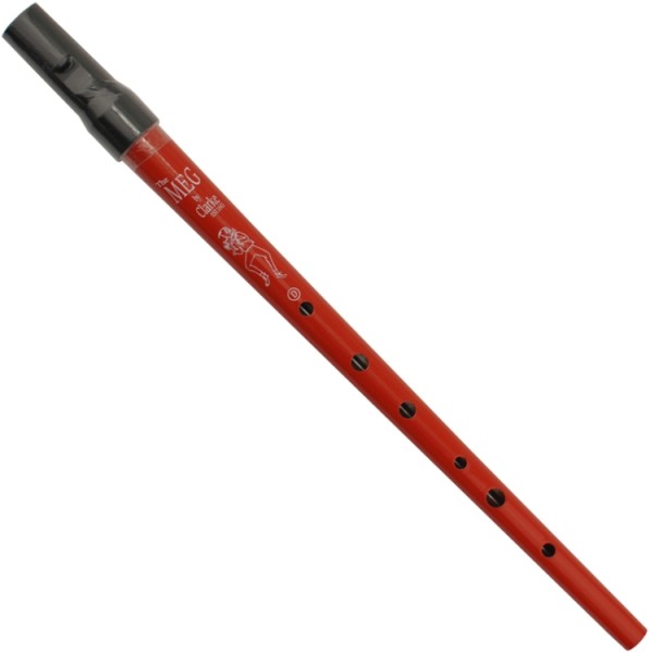 Clarke Pennywhistle in D-Stimmung Tin Whistle The MEG by Clarke rot