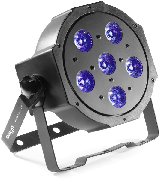 LightTheme™ ECOPAR 6 Spot mit 6 x 10-Watt RGBWA (5 in 1) LED