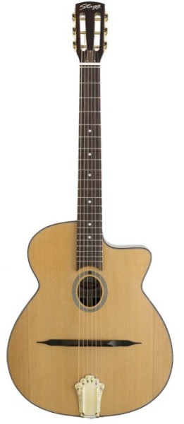 Stagg JZ120 Akustische Jazz-Gitarre mit massiver Zederndecke