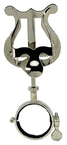 Marschgabel für Bb-Klarinette kleine Lyra 2 Drücker vernickelt