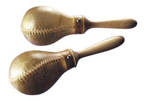 Stagg MSN-3 Maracas Naturfell Paar