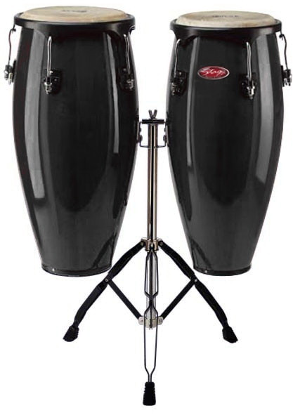 Stagg CWM-B-D 10 Zoll +11 Zoll Congaset Holzkessel