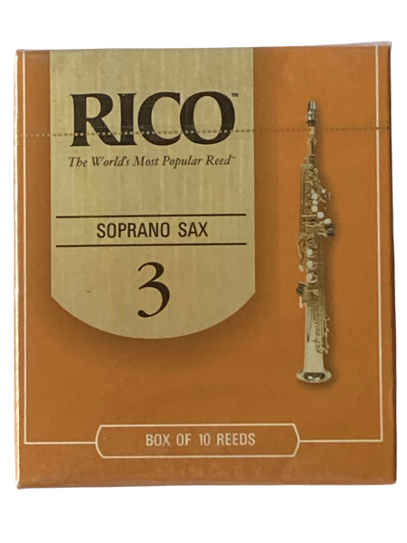 Rico Reeds 3,0 Sopran- Saxophon Packung mit 10 Stück
