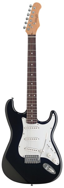 Stagg S250-BK Standard S E-Gitarre Schwarz