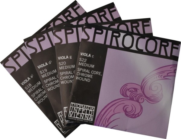 Thomastik S23 Spirocore Saitensatz mittel für Viola / Bratsche Chromumspinnung
