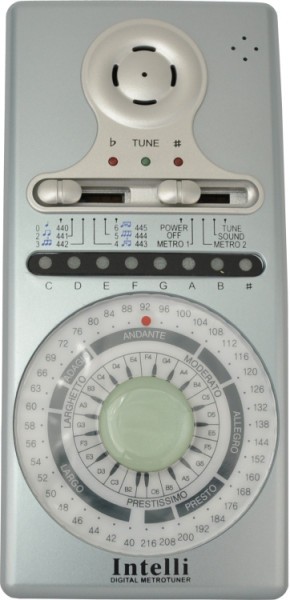 Intelli PDMT8 Automatisches chromatisches Stimmgerät und Metronom metallisch grün