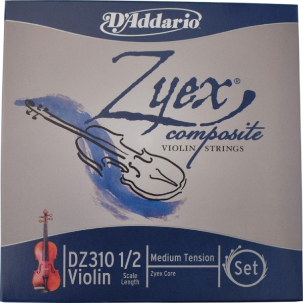 D`Addario Zyex Saitensatz 1/2 Geige/Violine E-Saite Carbonstahl mittel