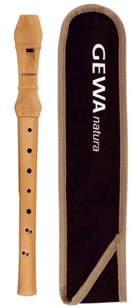 Gewa C-Sopran Blockflöte Natura Barocke Griffweise Ahorn