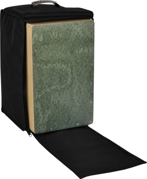 Steinbach Cajon SCA-450 Vogelaugenoptik grün Schlagfläche mit Tasche