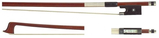 W.E. Dörfler 4/4 Geigenbogen Fernambukholz ausgesuchte Qualität kantige Stange