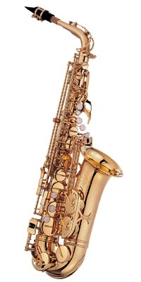 Jupiter JP-769 GL-F Alt-Saxophon in Eb Stimmung, Korpus aus Messing mit Goldlack