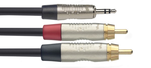 N-Serie Y-Kabel - Stereo Mini-Klinkenstecker/ 2 x