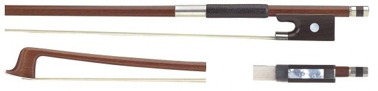 GEWA 4/4 Geigenbogen Brasilholz bessere Qualität kantige Stange