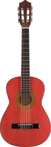 Stagg C530 TR 3/4 Klassik-Gitarre in rot mit Lindendecke