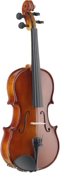 Stagg VN-3/4 EF Geigenset 3/4 vollmassive Violingarnitur mit Ebenholzgriffbrett im Softkoffer