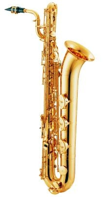 Jupiter JP-593GL Baritonsaxophon mit Tief-A-Klappe, Korpus Messing Goldlack, Mechanik Goldlack