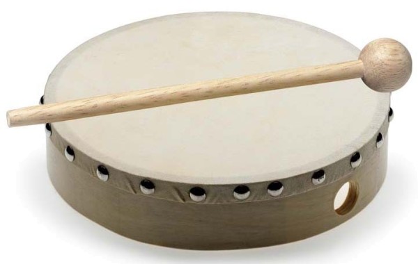 Stagg DH208M 8 Zoll nicht stimmbare Handtrommel mit Klopfer