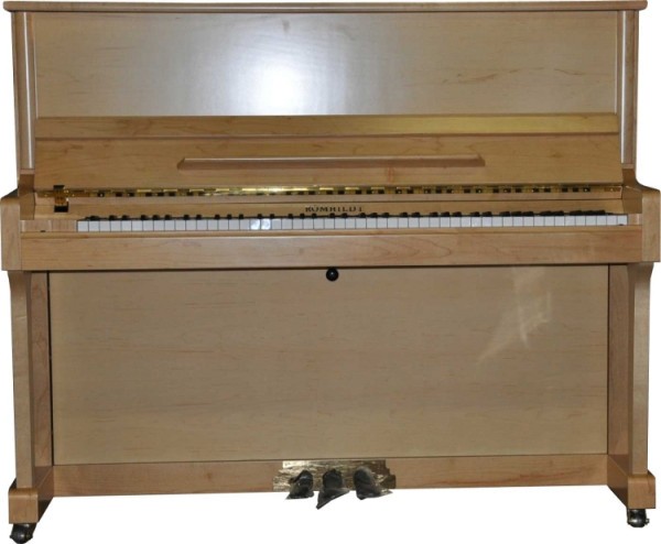 Römhildt Klavier 123cm Ahorn satiniert (matt) mit Softclose