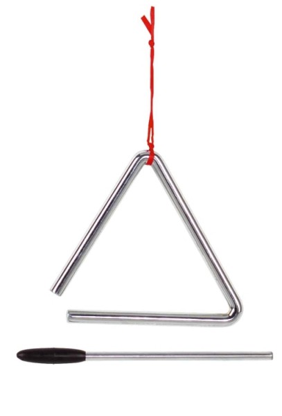 CLUB SALSA Triangel mit Schlegel 5 Zoll/12,7 cm