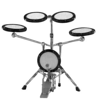 Stagg DP1505 5-teiliges Übungsschlagzeug mit stimmbaren Gummifellen